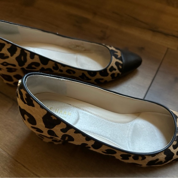 Cole Haan animal print shoes, like new, size 7 - Picture 5 of 5